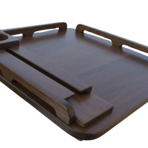 22" x 22" Gunwale Mount Boat Table in Walnut