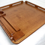 Double Wine Rack for 28x28 Table Quartersawn White Oat