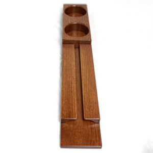 Quartersawn White Oak Double Wine Rack