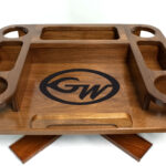 18x24 Hydrator Walnut Grady White Logo