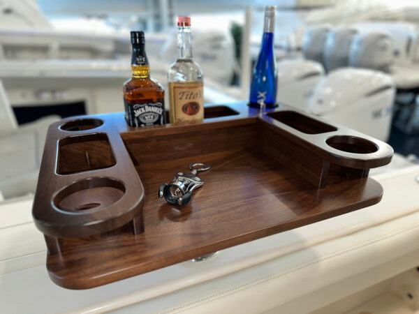 Hydrator: 18" x 24" Gunwale Mount Wine Bar in Walnut - Image 3