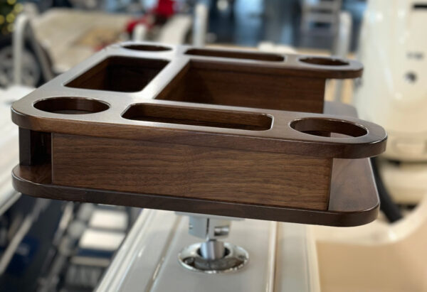 Hydrator: 18" x 24" Gunwale Mount Wine Bar in Walnut - Image 4