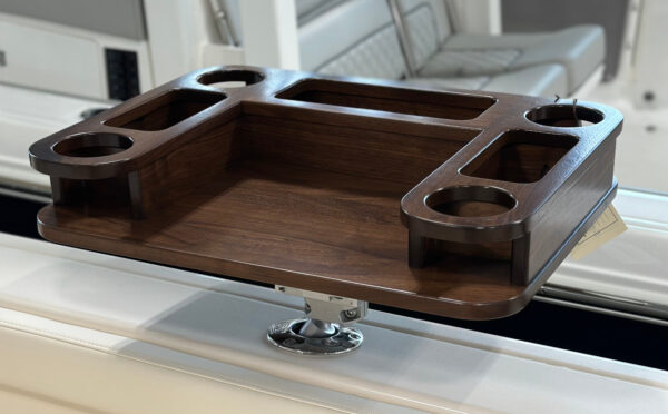 Hydrator: 18" x 24" Gunwale Mount Wine Bar in Walnut - Image 7