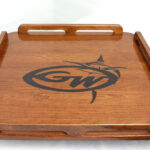 22_5x22_5 Cherry Grady White Logo Insert