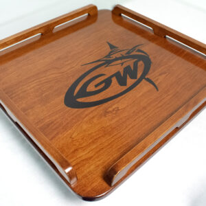 22_5x22_5 Cherry Grady White Logo Insert