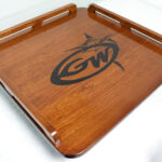 22x22 Cherry Grady White Insert Perspective