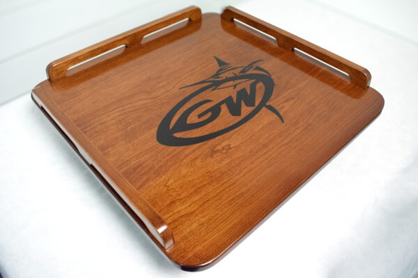 22x22 Cherry Grady White Insert Perspective
