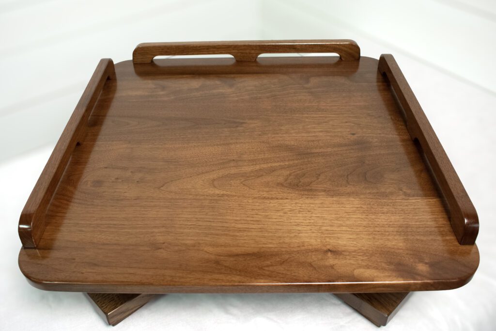 22 x 22 Walnut Boat Table